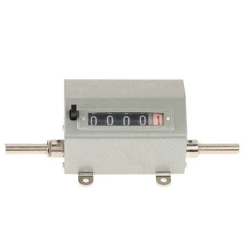 5 Digit Rolling Wheel Counter for Measuring Length with Easy Operability, close-up view showing count display and metal casing.