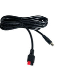 150 Cm Long 30A to DC8020 Male Power Cord Connector Wire, black PVC cable, for solar panel to generator link setup