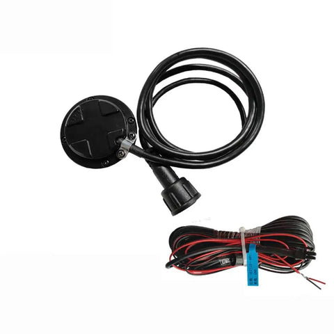 Non Contact Vehicle Fuel Level Sensor For Fuel Management And Oil Level Detection Waterproof Metal Shell With Built In Magnet 0 To 5V Output Diesel And Gas Tank Gauge Durable Outdoor Use Easy Install For Cars And Trucks with wiring