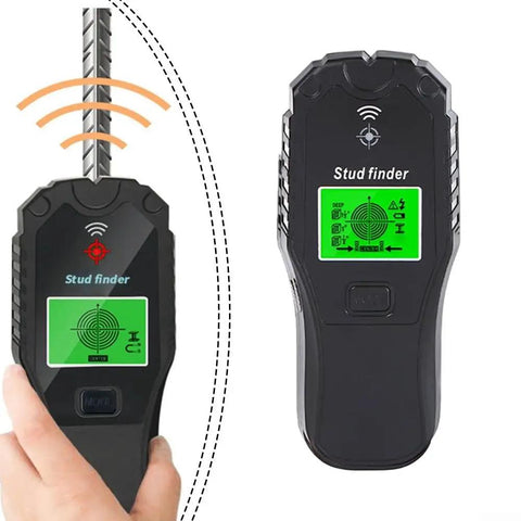 5-in-1 for stud Finder Wall Scanner for Wood Metal AC Wire Detection with Edge Finding Mode Deep Scan up to 1.5 Inch in use