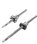 Beefy Precision Ballscrew Kit With 1204 1210 Flange Nut And BK BF10 End Machined For 3D Printers And CNC 150 To 500 Mm Range C7 Ballscrew Shaft For Smooth Motion, two machined steel shafts