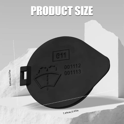 Washer Fluid Reservoir Cap Replacement For Toyota Highlander And Lexus, OEM 85316-48060 Water Tank Lid Cap shown with dimensions