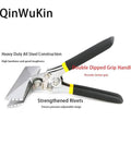 6 Inch Hand Seamer with Straight Jaw for Sheet Metal Bending, ergonomic handle, steel construction, labeled features
