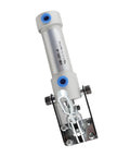 Heavy Duty Iron Air Clamp With G1/8 Interface, Pneumatic Hold Down Cylinder For Industrial Equipment Installation, Mechanical Operations, And Welding Fixtures with mounting base
