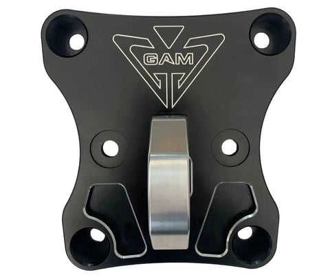 Beefed Up Radius Rods Plate For Can Am Maverick X3 Heavy Duty 6061 Billet Aluminum Plate With D Ring Black Anodized Finish For Extreme Off Road Performance And Durability.
