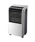 Compact Portable Evaporative Air Cooler With Quiet Swamp Cooling For Home Office Humidifier Plus Fast Air Purifier Keep Things Fresh Without Breaking The Bank All Day Smooth Chill in sleek design with control panel.