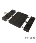 Motorized Rotary Positioning Stage PTSS50 Self Locking Translation Table With 50 mm Stroke And 40 By 60 Table Size, black material