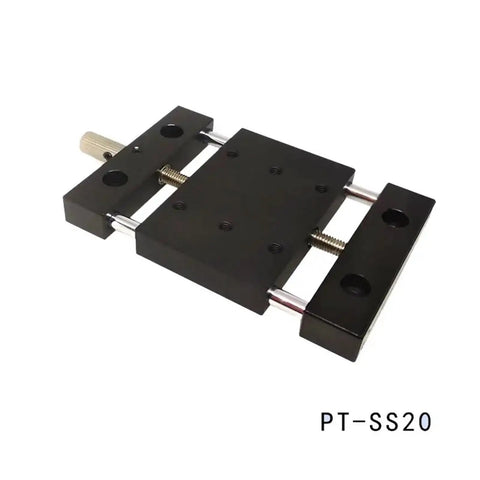 Motorized Rotary Positioning Stage PTSS50 Self Locking Translation Table With 50 mm Stroke And 40 By 60 Table Size, black material