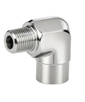 Built Tough Stainless Steel 304 Forged 90 Degree Street Elbow NPT Female X NPT Male Three Eighths Inch Pipe Fitting