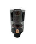 Front view of Dustbin Assembly For Jimmy HW10 Vacuum Cleaner With Cyclone Cup, transparent body, large capacity