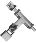 Heavy Duty Stainless Steel Sliding Door Bolt Gate Latch With Padlock Hole Works Both Ways For Left Right Swinging Doors Lockdown Security Two Way Slide Bolt Tough As Nails Hasp Design Secure Privacy Gate Hardware Upgrade with padlock