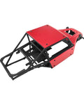 Red Aluminum Roll Cage Body Panel Kit For 1/10 Scale RC Cars Red Upgrade Set Beefed Up Chassis Frame Parts For Vanquish H10