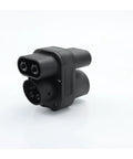 Heavy Duty CCS2 To CCS1 EV Charger Adapter For Blistering Quick Charge Juice Up Your Ride Solid Build with dual connectors.