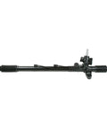 Remanufactured Hydraulic Power Rack And Pinion Steering Assembly With Electric Power Steering Fully Computer Tested For Leak Free Operation And Direct Bolt On Compatibility Built Tough With Hella Durability, side view showing direct fit design.