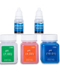Pro Grade pH Meter Calibration Kit With Buffers 4.00 7.00 10.01, Electrode Storage Solution And KCl Probe Storage Fluid bottles