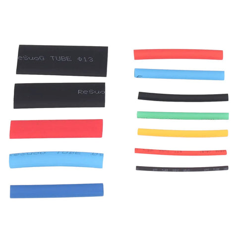 Top Rated Heat Shrink Tubing Kit With 2 To 1 Shrink Ratio In 5 Hottest Colors And 12 Super Sizes For Electrical Wire Wrap, Home Diy Repairs, And Professional Maintenance Projects Done Right. assorted heat shrink tubing pieces in multiple colors and sizes