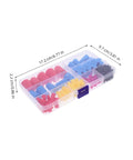 Topperfun High Temp Silicone Rubber Tapered Assortment Kit With Sealing Plugs For Test Tubes Flasks And Tanks To Mask Off Holes Effortlessly, 17.2 x 9.7 x 2.2 cm case