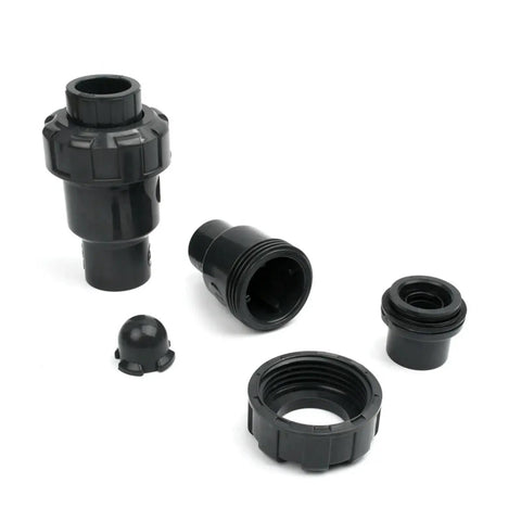 Single Union Check Valve 20mm To 110mm For Aquarium Garden Irrigation And Water Treatment Durable UPVC PVC Non Return Valve Prevents Backflow Easy Pipe Fit Plug And Play Plumbing Fittings