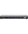 Slick Thunderbolt 4 Docking Station For Laptops Drives Dual Screens With 8K 60Hz Or 4K 144Hz showing USB ports and SD card slot.