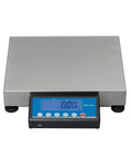 Dead On Precise 150 Pound Shipping Scale Engineered For Heavy Duty Warehouse Grind With NTEP Certification Delivers Zero Point Zero Five Lb Accuracy Plus Plug And Play Usb Hookup For Instant Courier Software Sync on a stainless steel platform with digital display.