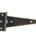 Rotating Concealed Door Hinges 2 Pack Heavy Duty T Hinges For Cabinets And Hanging Doors in dark metal finish