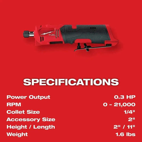 Solid 12V Cordless Straight Die Grinder With 1/4 Inch Chuck And Fast Toggle Switch Built For Cutting Grinding And Polishing Delivers Heavy Torque In A Slim Bare Tool Rig Trusted By Local Crews For Smooth Daily Work