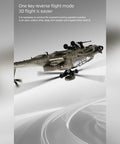 RC Helicopter Flybarless 6CH With Optical Flow Positioning And Brushless Motor Altitude Hold One Key Inverted Flight 1 Forty Eight Scale AH 64D Army Green
