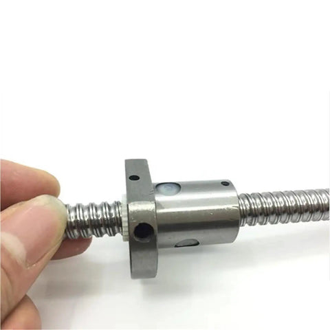 Heavy-Duty Cold-Rolled Ball Screw With 1204 Nut, 500mm Length, Smooth Low-Backlash Linear Motion, Durable Steel Construction For CNC And Automation