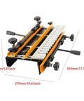 No Nonsense 12 Inch Dovetail Router Jig For Woodworking, aluminum body with precise adjustments for accurate cuts.