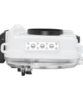 Side view of Underwater Housing For Olympus TG-6 Camera 60M Waterproof Case With Full Button Access, Rain Snow Dust Resistant