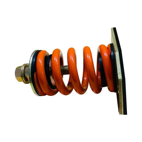 Heavy Duty Open Spring Mount Vibration Isolator With 1543 Lbs Capacity And One Inch Deflection Rock Solid Steel Construction side view