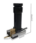 Heavy Duty Auto Dent Repair Kit Weld Gun Style Tool in black and silver with dimensions 135mm x 13cm x 45mm.