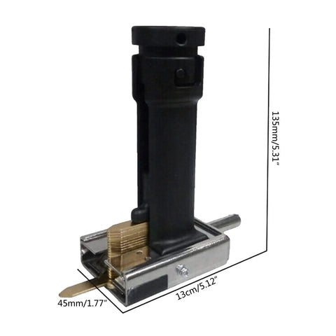Heavy Duty Auto Dent Repair Kit Weld Gun Style Tool in black and silver with dimensions 135mm x 13cm x 45mm.