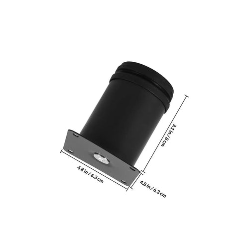 Heavy Duty Adjustable Furniture Legs 4 Pack Black Stainless Steel Leveling Feet for Sofas Tables Desks and Home Office Floor Protectors