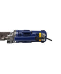 Heavy Duty Portable Hydraulic Steel Bar Shear Crimping Tool With Electric Power Key Start Switch for cutting rebar in action.