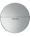 Slick Heavy Duty Stainless Steel Lazy Susan Rotating Turntable For Dining Tables smooth spinning tray with 100cm diameter.