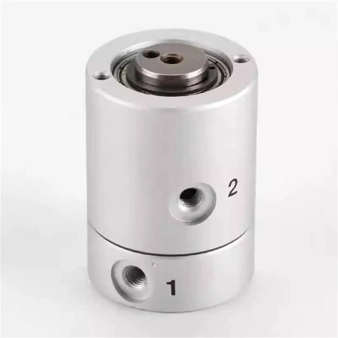 Pneumatic High Speed Rotary Joint With 360 Degree Slip Ring Multi Passage Rotary Union MQR2 To 4 M5 Standard Interface For Fast No Twist Air Lines In Pneumatic Systems, metal body