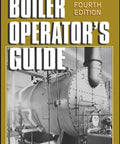 Boiler Operators Guide Fourth Edition by Anthony Kohan book cover featuring a large industrial boiler in a facility.