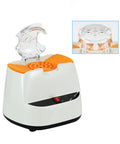 Pro Level Glasses Frame Warmer With Knockout Fast Ceramic Core Hot Air Optical Frame Bender, compact design with orange pad.