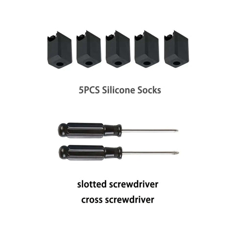 Must-Have 3D Printer Nozzle Wiper Kit All-In-One Maintenance Set for P1P P1S X1 X1C X1E with 5 silicone socks and screwdrivers