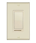 LED Slide Dimmer Rocker Switch For No Fuss Easy Install 3 Way Or Single Pole Ivory Finish 600W Incandescent Max 150W dimmer switch