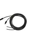 Coiled view of Two 10 Foot 12 AWG PV Adapter Cables With Male And Female Connectors For Solar Panels And Charge Controllers UV Resistant
