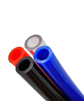 Real Deal PU Air Hose Tube Pipe For Compressor Tubing 20M Transparent Flex assortment of colored hoses for pneumatic use.