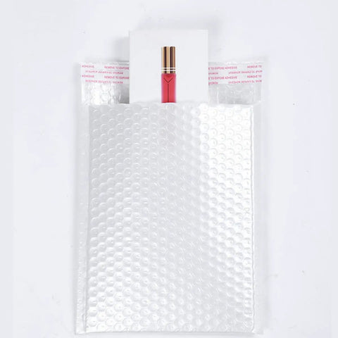 White Pearlized Bubble Mailers 14x16 Inch With 4 Inch Flap Waterproof Shockproof Padded Envelopes for Mailing and Packaging Supplies