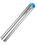 CYCEARTH bottom bracket press-in bearing removal tool, silver metal with blue cap end, dual rods for BB86/PF30/BB92