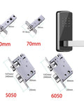 Fully Automatic Keyless Smart Lock App Controlled Heavy Duty Mortise Cylinder with adjustable backset and keypad.