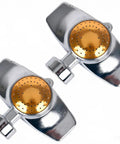 Two Pack 360 Degree Metal Sprinkler For Small Yards And Gardens No Fuss Circle Coverage Up To 30 Feet Easy Install 1 Inch Inlet Connection