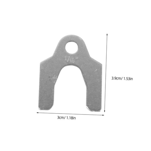 Auto Body Panel Alignment Shims Kit With U Shaped Slotted Washers, 144 Piece Set For Precise Car Door And Body Panel Leveling, Pro Grade DIY Workshop Tool For Gap Adjustment, Moisture And Debris Protection, 1/16in shim with 3cm x 3.9cm size
