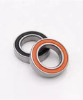 MR18307 Sealed Cartridge Bearing For Your Bike Hubs 18mm Inner By 30mm Outer By 7mm Width With Orange And Black LBlu Seals Two Pack