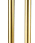 Gold door handle showcasing a ladder style design, suitable for cabinets and doors, matching the Double Sided Push Pull Door Handle 5Ft Brushed Stainless Steel Ideal For Steel And Aluminum Doors Pro Grade Durable Ladder Style Modern Design Easy Installation Cabinet And Door Pull Hardware criteria.